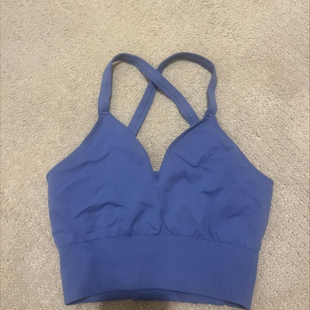 free people blue size small bra